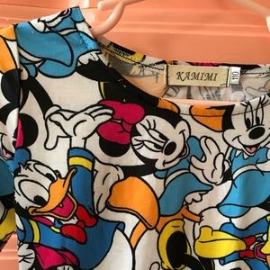 Minnie Mickey Mouse Donald Duck dress Disney